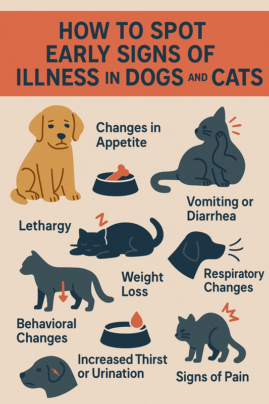 How to Spot Early Signs of Illness in Dogs and Cats